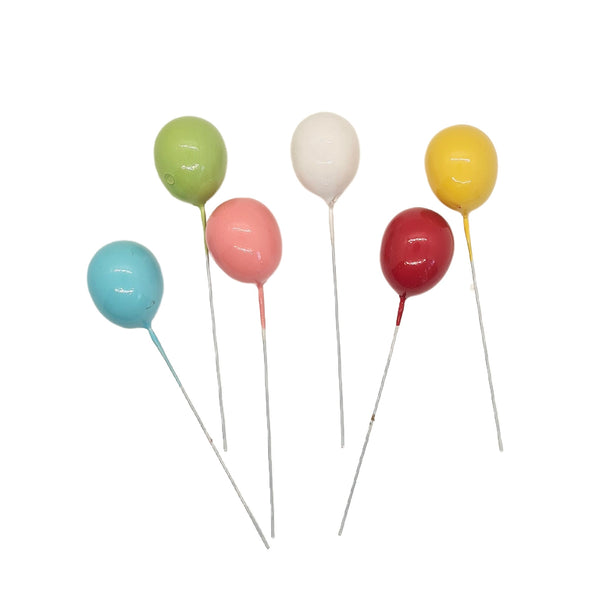 Cake topper globos multicolor