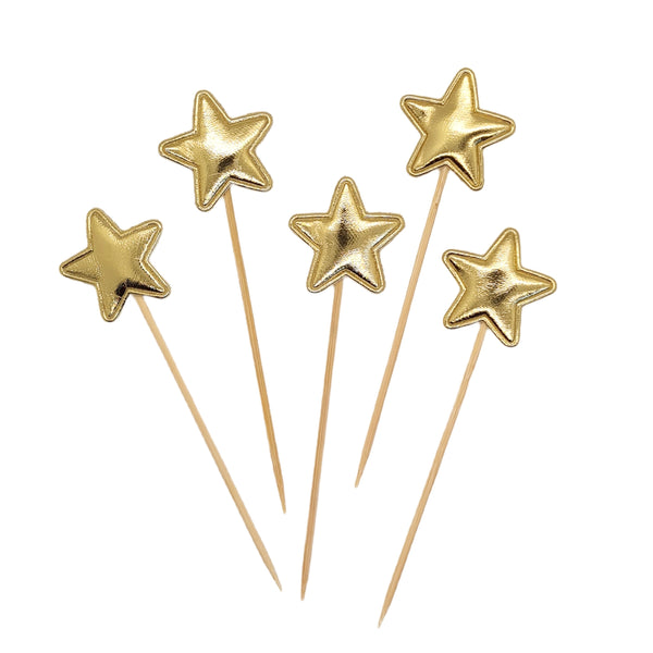 Cake topper Estrellas doradas