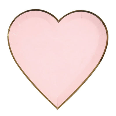 Platos Corazones rosados/ grandes