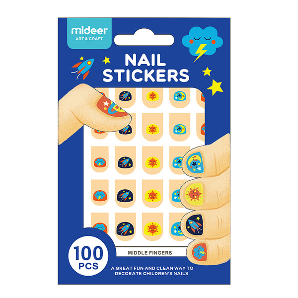 Stickers para uñas espacio