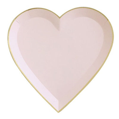 Platos Corazones lila / grandes
