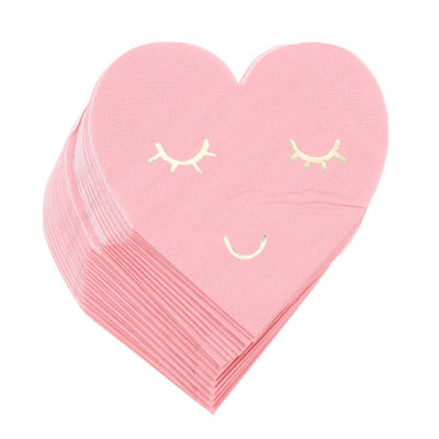 Servilletas Corazones rosados