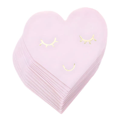 Servilletas Corazones lila